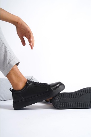 Mubiano Hakiki Deri M3-ss Siyah/siyah Erkek Spor Ayakkabı & Sneaker Siyah/siyah