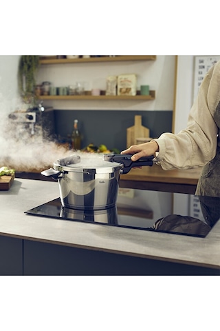 Fissler Vitaquick Elemental 4.5 L Düdüklü Tencere Gri