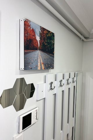 No77decor Sigorta Saklama Kutusu Aynı Zamanda Yol Ve Sonbahar Manzaralı Tablo