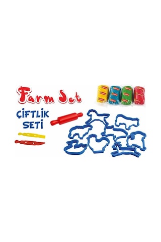 Ern-588 Orta Kutulu Çiftlik Oyun Hamuru Seti - Eren Oyuncak
