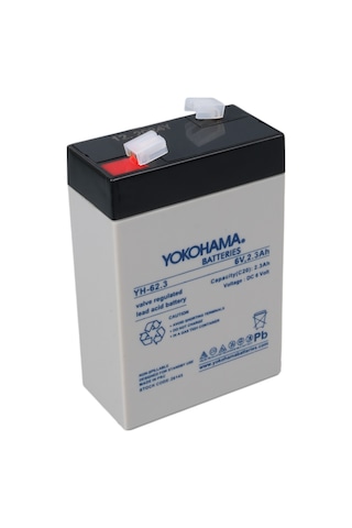 Yokohama Yh-62.3 6 Volt - 2.3 Amper Akü 90x43x38 Mm