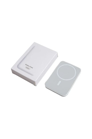 Nettech Btw-p8 15w 10000 Mah Magsafe Powerbank - Beyaz