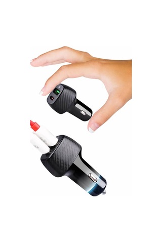 38w - 884 - Usb Type-c Girişli Oto Çakmaklık Araç İçi Hızlı Şarj Çakmaklık - Ece-umay - Şarj Aleti