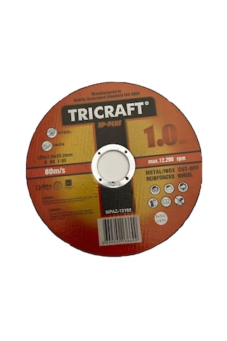 Trıcraft 4 Kutu 4x25 100 Adet Metal Kesici Taş 115x1.0x22 Mm