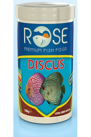 Rose Discus Granulat 250 ML Kutu Protein Balık Yemi