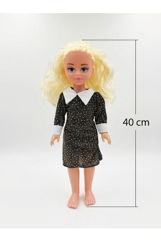 Laura Bebek 40cm Sesli İnteraktif Türkçe Konuşan Eklemleri Hareket Eden Şık Elbiseli Oyuncak Bebek 1