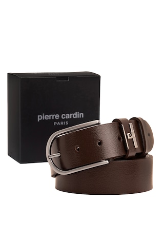 Pierre Cardin Siyah Deri Erkek Kemer En 4cm Pc-mdl Kahverengi