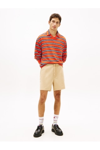 Tommy Hilfiger Tjm Lınen Blend Pull-on Short Erkek Bej Şort - Dm0dm22825