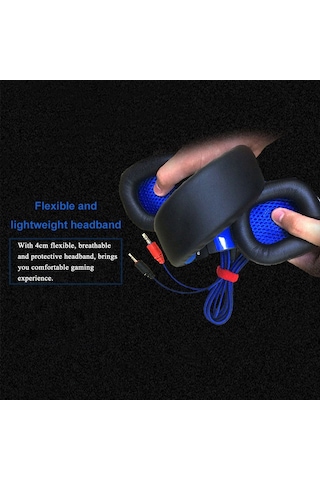 Tenfowee Usb Ve 3.5mm Bağlantılı Rgb Aydınlatmalı Oyun Kulaklığı - Mikrofonlu Pc/laptop İçin