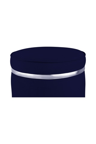 Zerafet Silver Kaplama Luxery Puf-mavi Babyface Kumaş Pofuduk Oturma Pufu&makyaj Pufu&bench