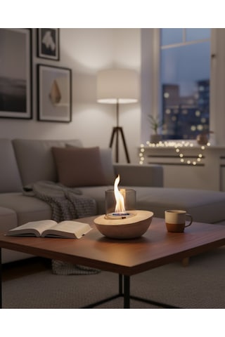 Reyo Stove Lazuli Masaüstü Bioethanol Şömine