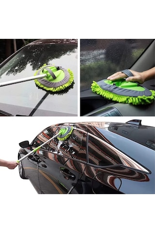 Carub Oto Yıkama Fırçası Mop Saplı 95cm Br0922567