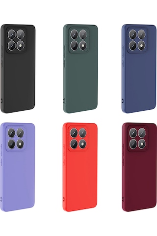 Xiaomi 14t Pro Uyumlu İçi Kadife Soft Renkli Lansman Kılıf
