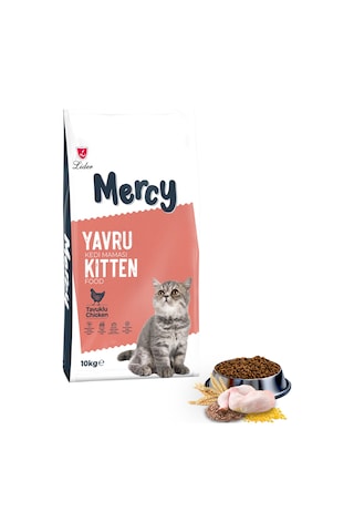 Mercy Tavuklu Yavru Kedi Maması 10 KG