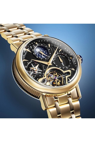 Earnshaw Es-8309-33 Erkek Kol Saati Altın