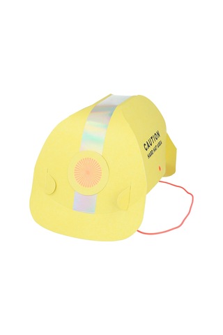 Meri Meri - Construction Party Hat - İnşaat Parti Şapkası Çok Renkli
