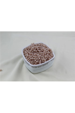 6 Mm Koyu Krem Tonları İnci Boncuk 30 Gr Kolye, Bileklik, Küpe Ve Takı Yapımı Diğer