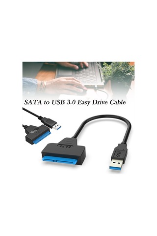 "usb 3.0 Sata - Ssd Dönüştürücü Kablosu - Hdd/ssd İçin Led Göstergesine Sahip 2.5 İnç Harici Sabit Sürücü Adaptörü"