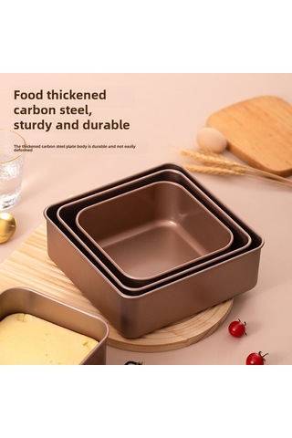 Wezone 8 İnç Profesyonel Derin Kenarli Pasta Kalibi - Anti Yapışkan Tabaka, Kolay Temizleme, Dayanıklı Malzeme İle Pastane Ve Ev Fırınlama Diğer