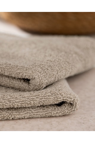 Melly Kroşeli 2'li %100 Pamuk El Havlusu - Bej - 30x40 Cm 8684427204764 Ekru