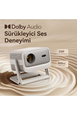 Wanbo Vali 1 Pro 900 ANSI Lümen Google TV Projeksiyon Cihazı – MEMC ve Dolby Destekli