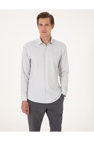 Pierre Cardin Erkek Haki Gömlek Desenli 50306074-vr027 Haki