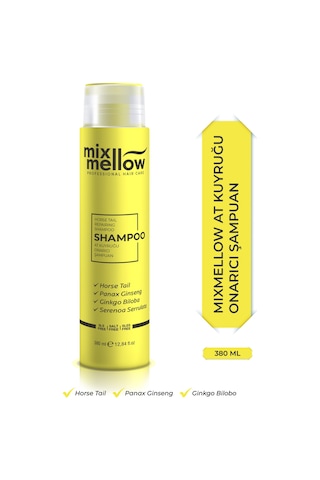 Mixmellow At Kuyruğu İçerikli Onarıcı Şampuan 380 Ml