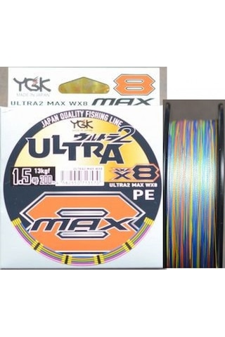 Ygk Ultra 2 Max Pe Wx8 150m Multıcolor İp Misina Pe1.0 Ygk Ultra 2 Max Pe Wx8 150m Multıcolor İp Misina Pe1.0