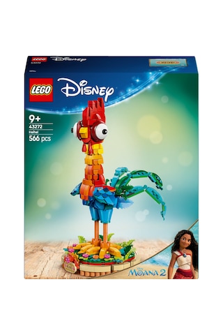 LEGO® ǀ Disney Moana 2 Heihei 43272 - 9 Yaş ve Üzeri Çocuklar için İnşa Edilebilen Hayvan Modeli Yapım Seti (566 Parça)
