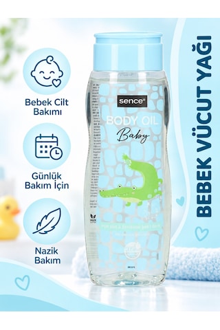 Sence Bebek Vücut Yağı Kuru Hassas Ciltler İçin 250ml