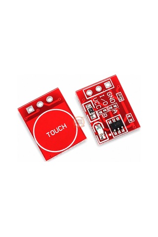 Ttp223b Dokunmatik Buton 2.0-5.5v Kapasitif Modül Kırmızı