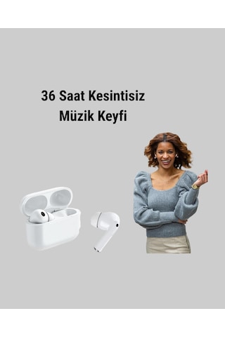 Tek Suya Dayanıklı Gürültü Engelleyici Kablosuz Kulaklık Ergonomik Tasarım Yeni Nesil Najmaddin