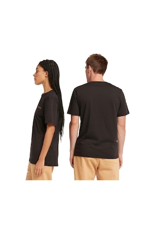Timberland Small Linear Logo Print Erkek T-shirt Tb0a5qqt0011 SIYAH