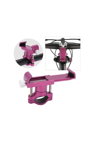 Ximistore9 Alüminyum Bisiklet Telefon Tutucu, 360 Derece Döner, 20-35mm Direk Uyumlu, 6-10cm Telefonlar İçin, Dayanıklı Ve Sağlam, Motosiklet Elektrikli Araçlar İçin Pembe Pembe