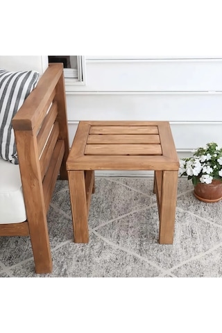 Ahşap Bahçe Sehpası 2094 Kahve