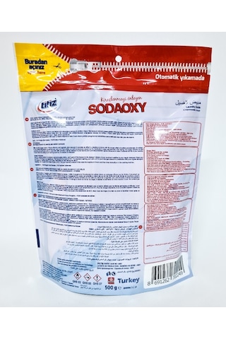 Titiz Sodaoxy Beyazlar İçin Oksijen Etkili Çamaşır Sodası Ekstra Hijyen ve Koruma 500 G