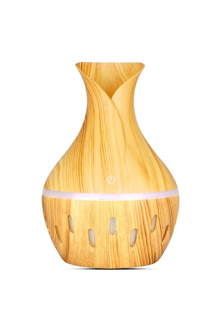 Ruicoo "300ml Ahşap Desenli Nemlendirici & Aromaterapi Difüzörü - Sessiz Çalışma, Led Işık, Usb Şarj"