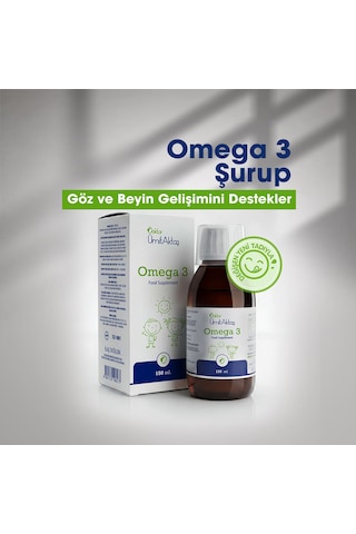 Dr. Ümit Aktaş Omega 3 Şurup Takviyesi 150 ML
