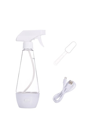 Yaozixa 300ml Ev Kullanıma Sodyum Hipoklorit Oluşturucu, Temizlik Çözeltisi Üretici, 3 Konsantrasyon Seçeneği, 8 Dakika Hızlı İşlem, Usb Şarjlı Sprey Flaske Beyaz