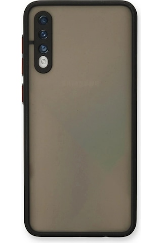 Durukar Samsung Galaxy Uyumlu A30s Kılıf Montreal Silikon Kapak - Siyah