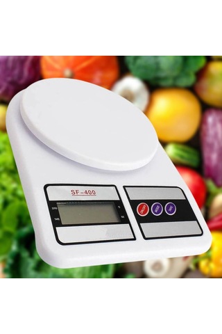 Biishe Lcd Ekranlı Dijital Hassas Mutfak Terazisi Tartısı Baskülü Çok Renkli
