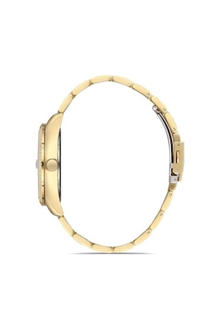 Ferro F11211a-b2 Quartz Çelik Altın Rengi Siyah Kadran 41 Mm Erkek Kol Saati