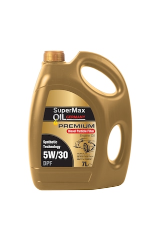 Supermax Oil Germany Premium 5W-30 DPF Sentetik Motor Yağı 7 L