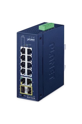 Industrial 8-port 10/100tx + 2-port 10/100/1000t + 2-port 1000x Sfp Ring Ethernet Switch-137608