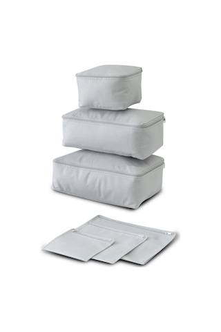 Vedsey Valiz Düzenleyici Set 6'lı Set Gri