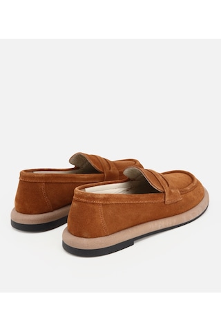 Hotiç Kadın Süet Deri Taba Taban Detaylı Günlük Loafer 01ayh320510a370 01ayh320510a370