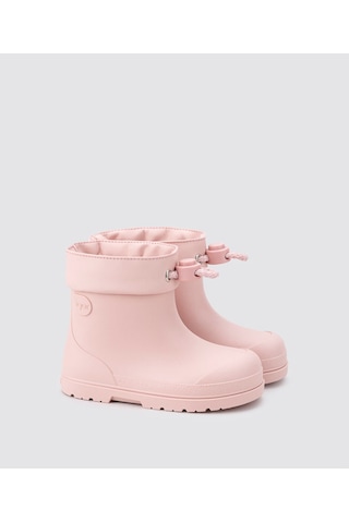 İgor Mendi Borrego Çocuk İçi Kürklü Kısa Yağmur Çizmesi Cc335 Pembe