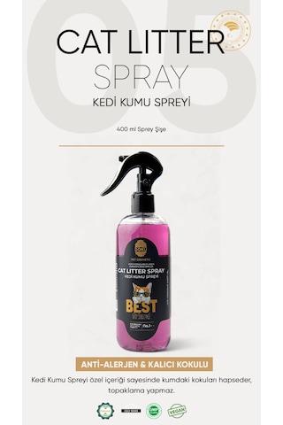 Doku Pet Kedi Kumu Koku Giderici Sprey 400 Ml