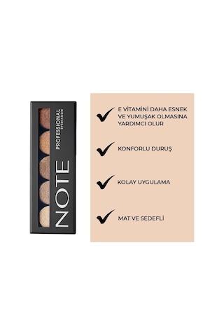 Professional Eyeshadow Mat Ve Işıltılı Toz Göz Far Paleti - 104 Glowing Nudes