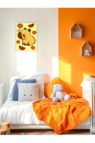 Skola Talantov Çocuklar İçin Kapibara Ve Meyveler Sayılarla Boyama, 21 X 15 Cm 227374739